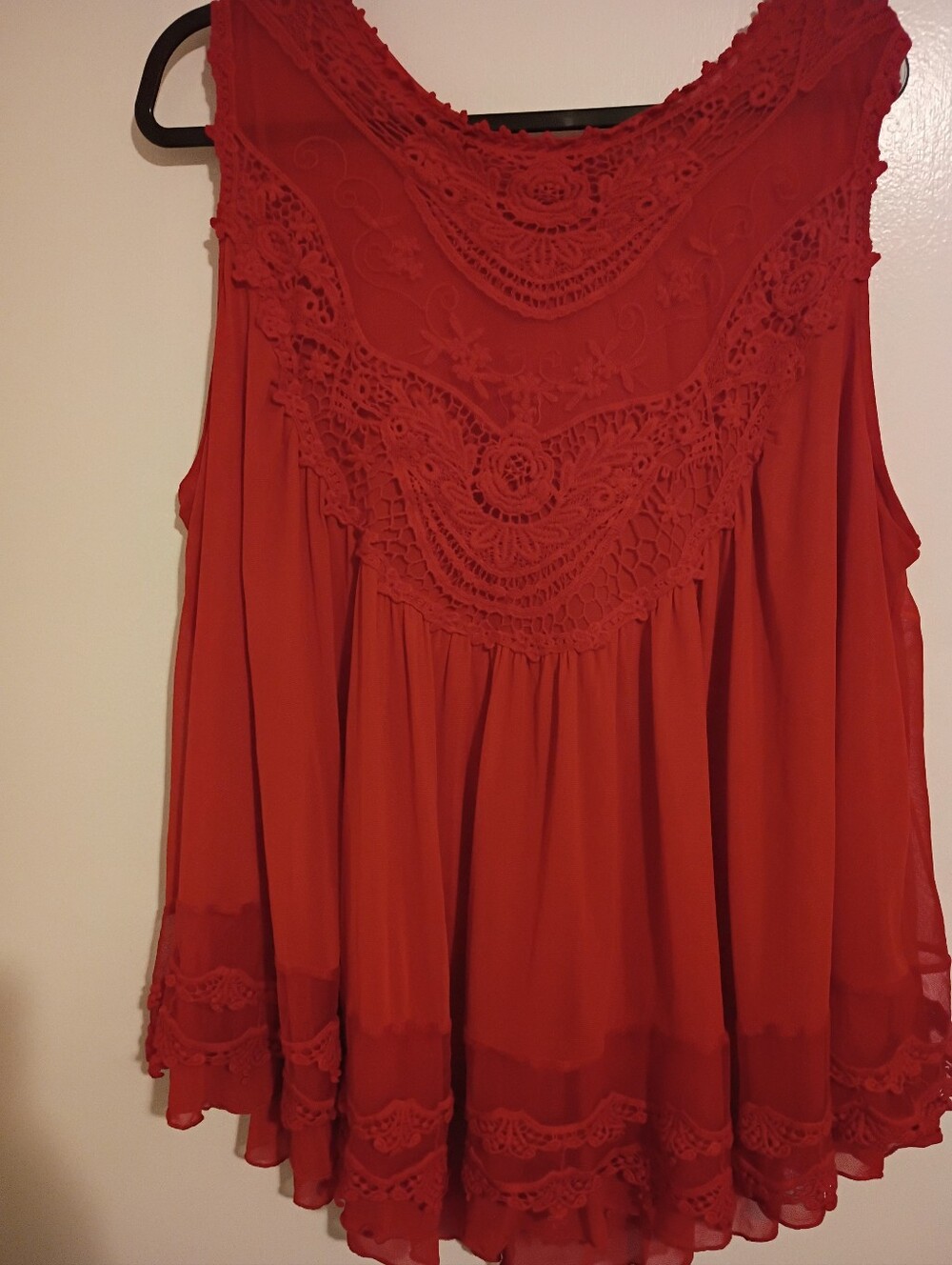 Women's Plus Size Baby Doll Top